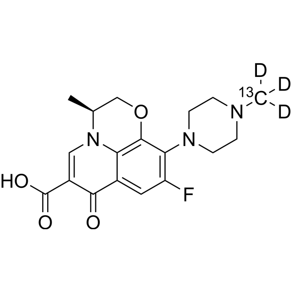 Levofloxacin-13C,d3-Ofloxacin-13C,d3) 1261398-33-7